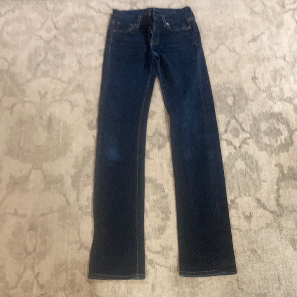 Fidelity mid Rise Chicago  blue jeans